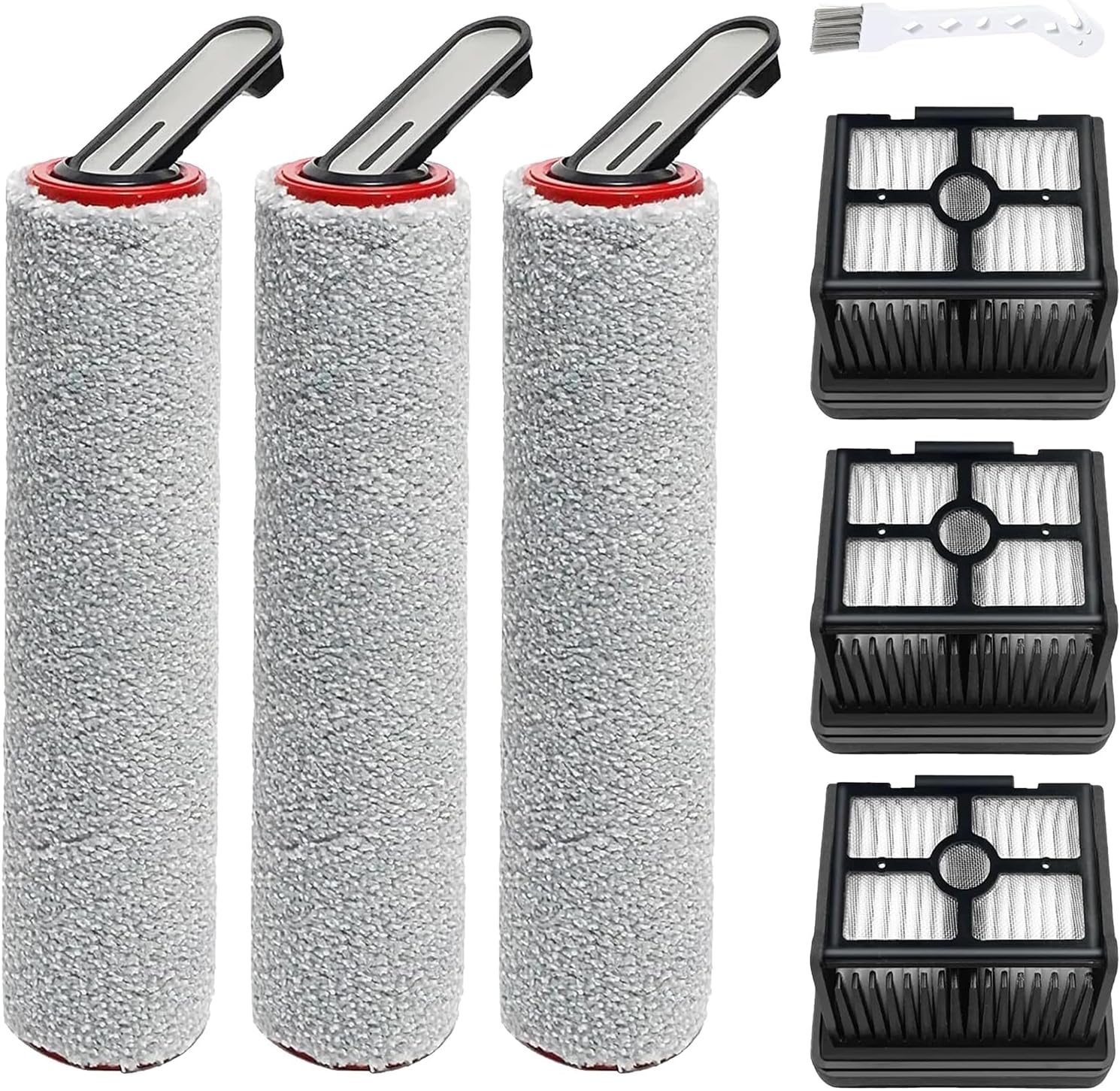 Jiajia Ai-zubehörset Für Dreame H12 Pro/h12 Pro Plus, 3 Bürstenrollen + 3 Filter