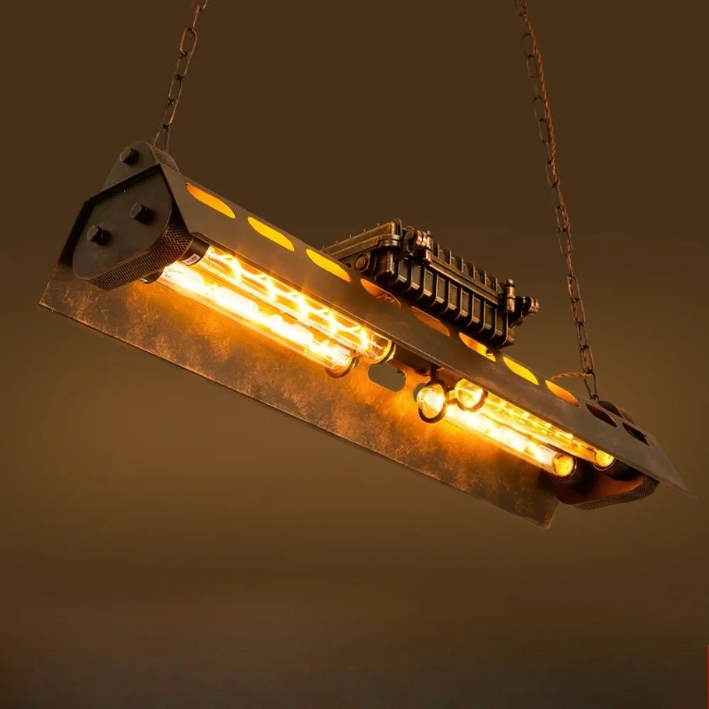Joyinled Rustikaler Industrie-kronleuchter – Retro-pendelleuchte Aus Schmiedeeisen Im Amerikanischen Stil Für Lofts, Restaurants, Bars Oder Cafés.