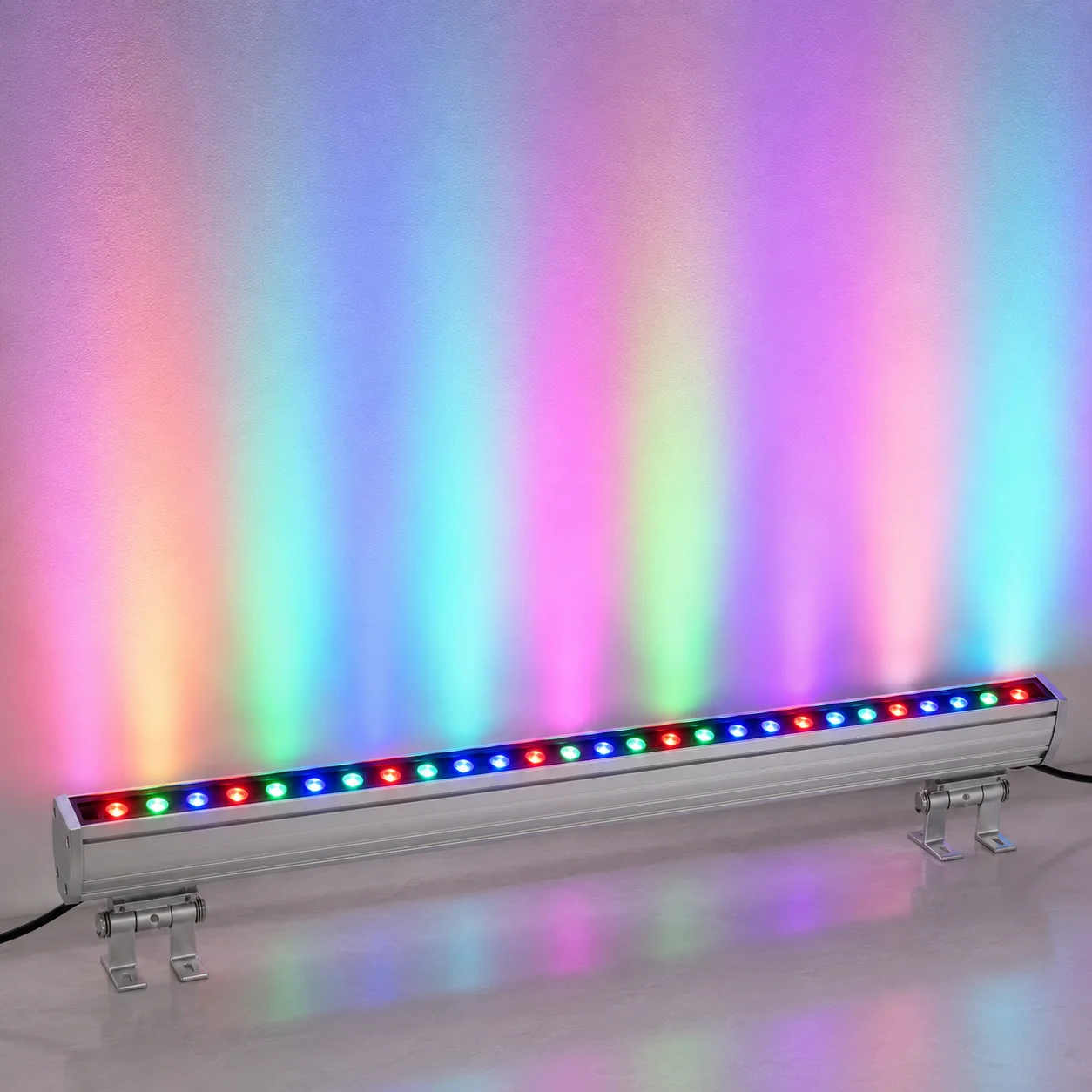 Joyinled 100 Cm 36 W Rgb-led-wall-washer – Wasserdichter Linearer Led-flutstrahler Für Außenbereiche (garten, Gebäude, Terrasse, Hausdekoration, Landschaftsbeleuchtung)