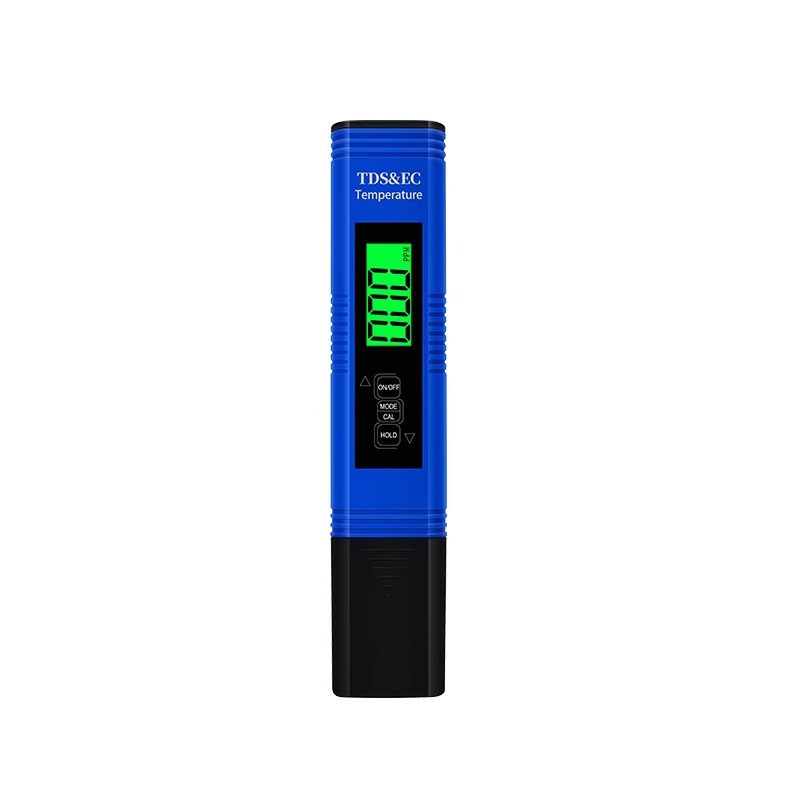 3-in-1 Tds-ec-messgerät Mit Thermometer – Wasserqualitäts- Und Leitfähigkeitsmessstift, Hintergrundbeleuchtetes Display, Für Trinkwasser, Schwimmbäder Und Aquarien-lsw