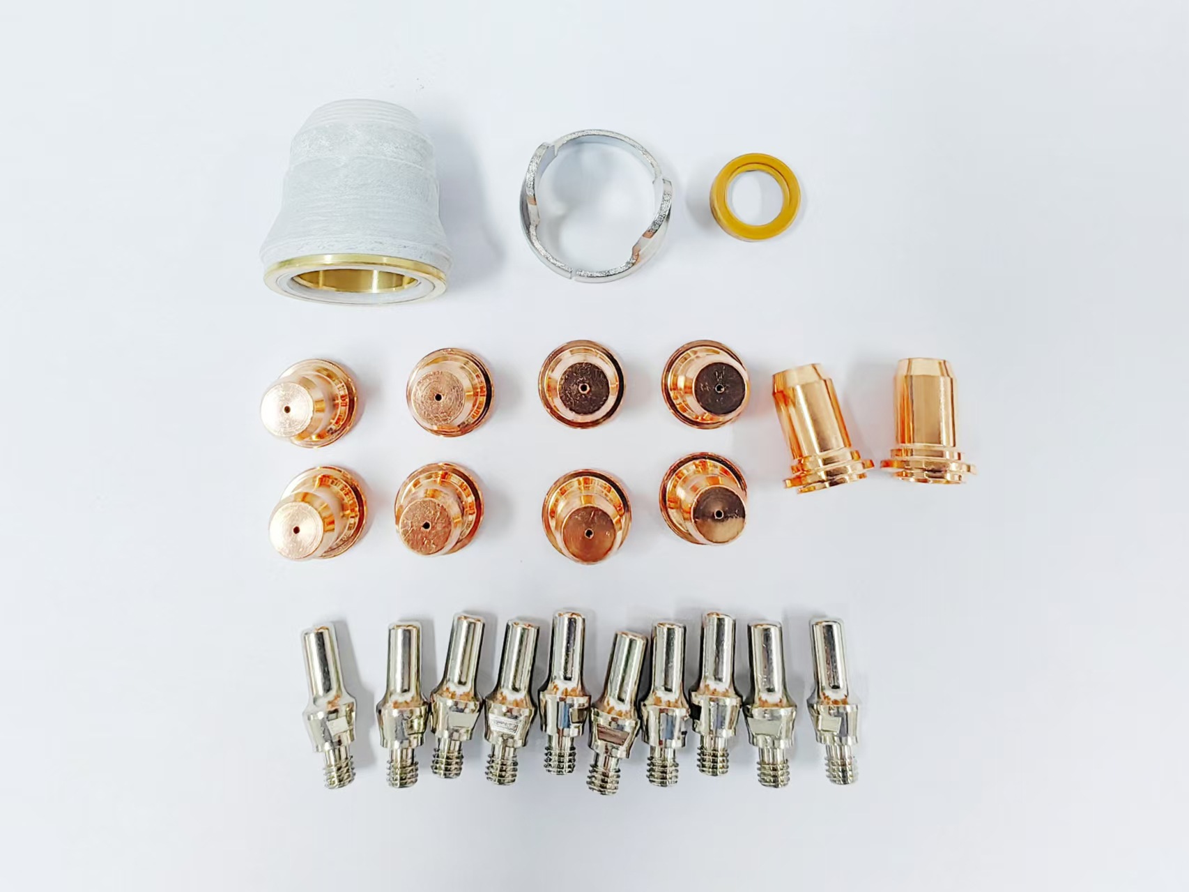 23-teiliges Set Für Pt40/pt60 Schweißbrenner – Düsen, Diffusoren, Halter Und Schutzkappen – Universelle Ersatzteile-lsw