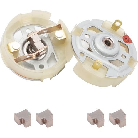 Rs550 Kohlebürstenhalter – 2er-pack Mit 4 Bürstenhaltern Und 4 Kohlebürsten – Kompatibel Mit Bosch, Makita, Hitachi, Metabo – Effizienter Motorersatz