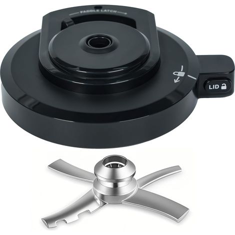 Äußere Schüsselabdeckung Mit Paddel Für Ninja Nc301 Nc300 Eismaschine, Wiederverwendbare Bpa-freie Ersatzabdeckung, Creami-zubehör Kompatibel Mit Ninja Nc299amz/nc301/nc300/nc201/nc101-serie, Spülmasc