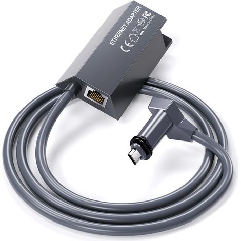 Starlink V2 Ethernet-adapter Für Rechteckige Satellitenschüsseln – Stabile Rj45-verbindung Mit Bis Zu 1 Gbit/s – Plug & Play