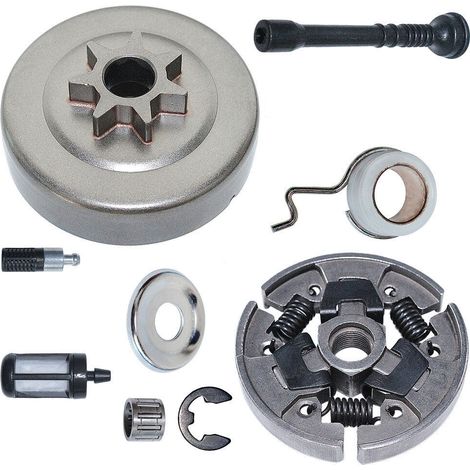 3/8"-kettenrad- Und Kupplungssatz Für Stihl Kettensägen 017, 018, Ms170, Ms180, 021, 023, 025, Ms210, Ms230 Und Ms250 – Stirnräder Für Präzises Schneiden