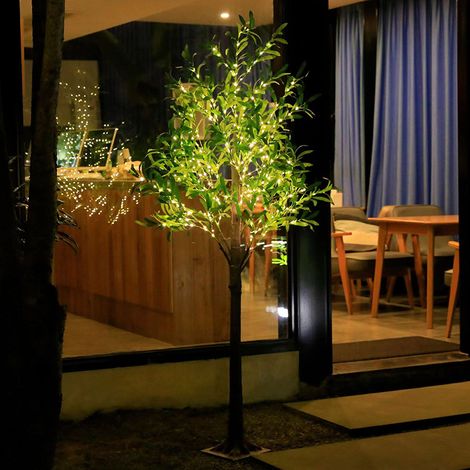 60 Cm Led-lichterkette – Usb-lichterbaum Mit 31 Leds – Ip65 Wasserdichte Solarbeleuchtung – Künstliche Grünpflanzen Für Weihnachten
