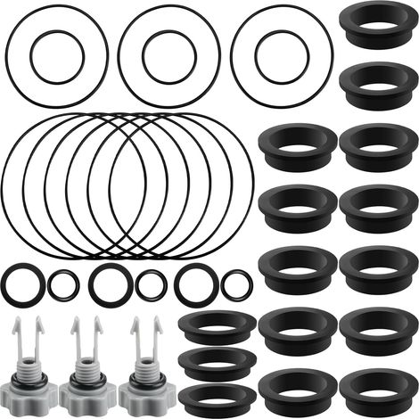 36-teiliges Dichtungsset Für Sandfilterpumpen – L-ringe Und O-ringe – Kompatibel Mit Intex 25013 – Robustes Abs-material