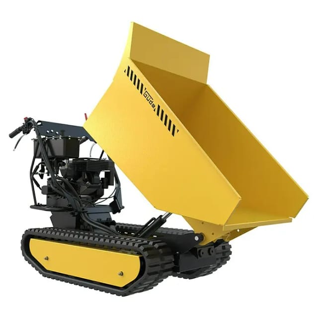 Güde Raupendumper GRD 500/R, Kettendumper, 5,6 PS, hydraulische Kippfunktion