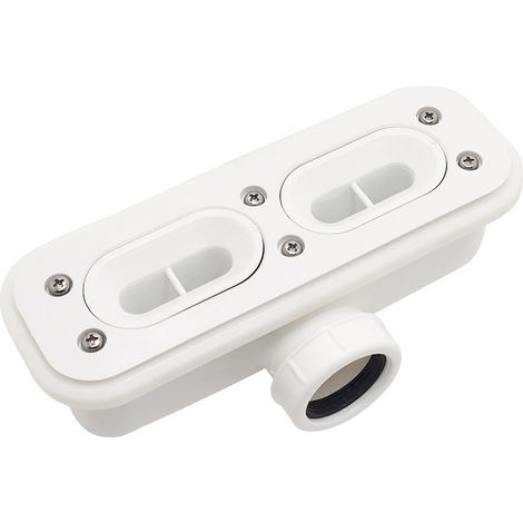 40-mm-siphon Für Begehbare Duschen – Robuster Abs-ablauf – Schneller Wasserablauf – Verstopfungsfreier Haarschutz