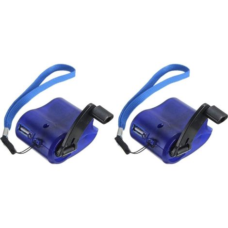 Handkurbel-usb-notladegerät Für Mobiltelefone – Manueller Outdoor-generator – 5,5 V Ausgangsspannung – 600 Ma Stromstärke – Kompakt Und Leicht (60 G)