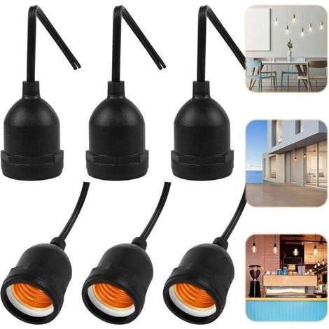 Wasserdichte E27-fassung, Hochwertiger Wasserdichter E27-fassungsadapter Für Glühlampen Und Led-lampen, Für Industrielle Anwendungen Und Heimwerkerprojekte.