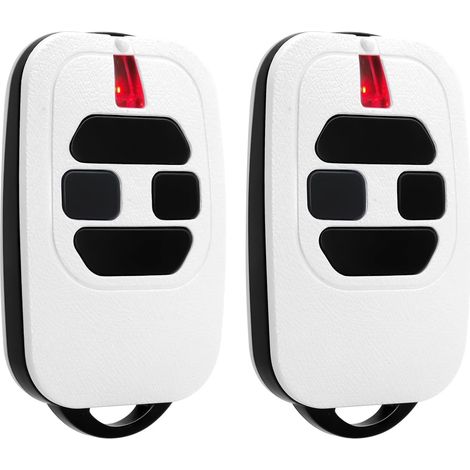 Set Mit 2 Torfernbedienungen 433,92 Mhz, Kompatibel Mit Dea Gti2/4, Gt2/4, Mio Tr2/4 Und Mio Tr2n/4n Garagentorfernbedienungen.