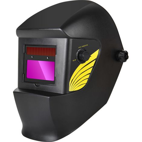 Automatischer Schweißhelm, Selbstverdunkelnder Solarschweißhelm, Schweißhelm Mit Großem Sichtfeld