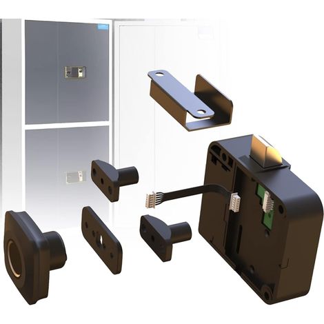 Intelligentes Schrankschloss, Biometrisches Elektronisches Fingerabdruckschloss, Schubladenschloss, Türschloss, Verstecktes Ersatzschloss Für Zuhause Und Büro