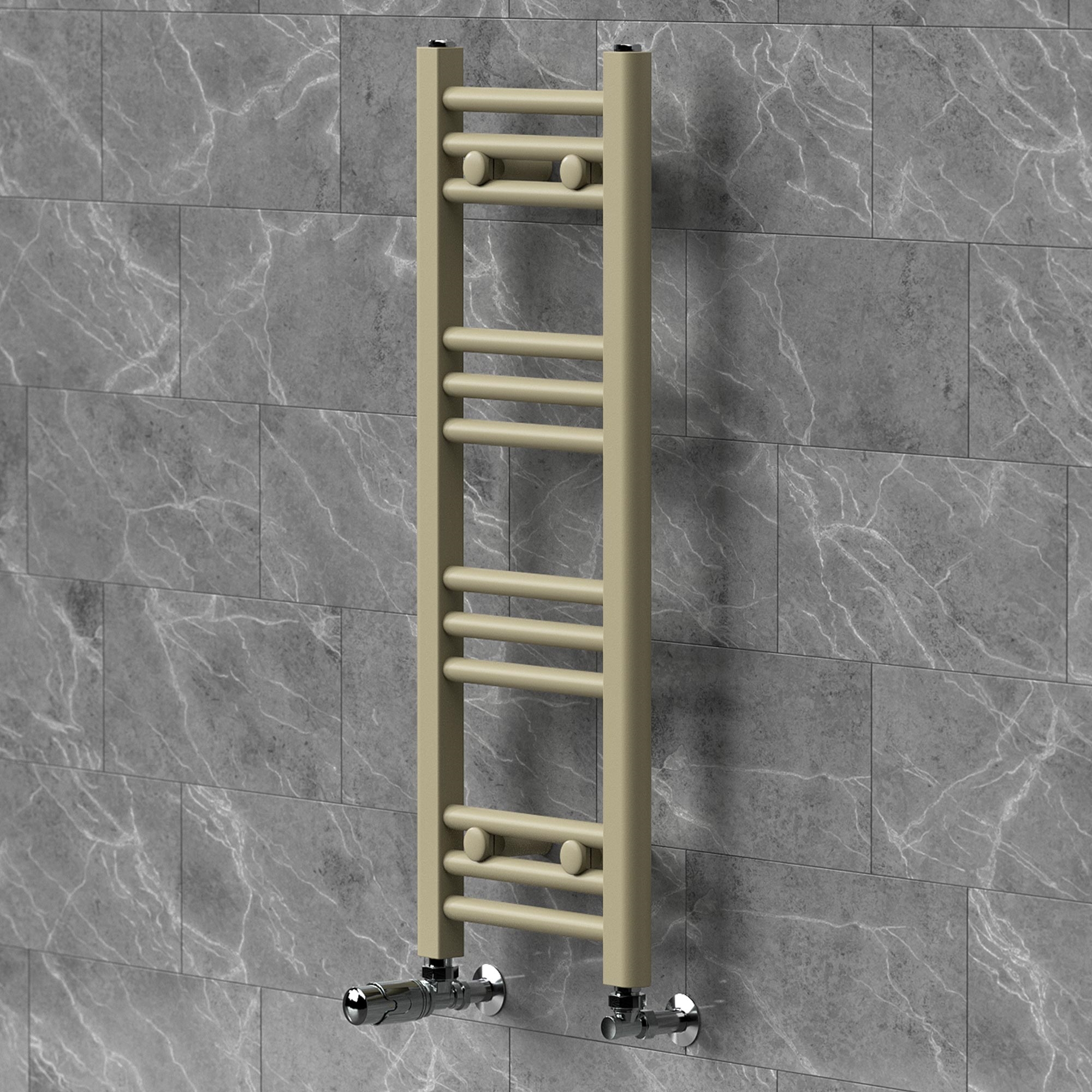 Luxebath Handtuchheizkörper 300x800 Mm Badheizkörper Mit Thermostatventil