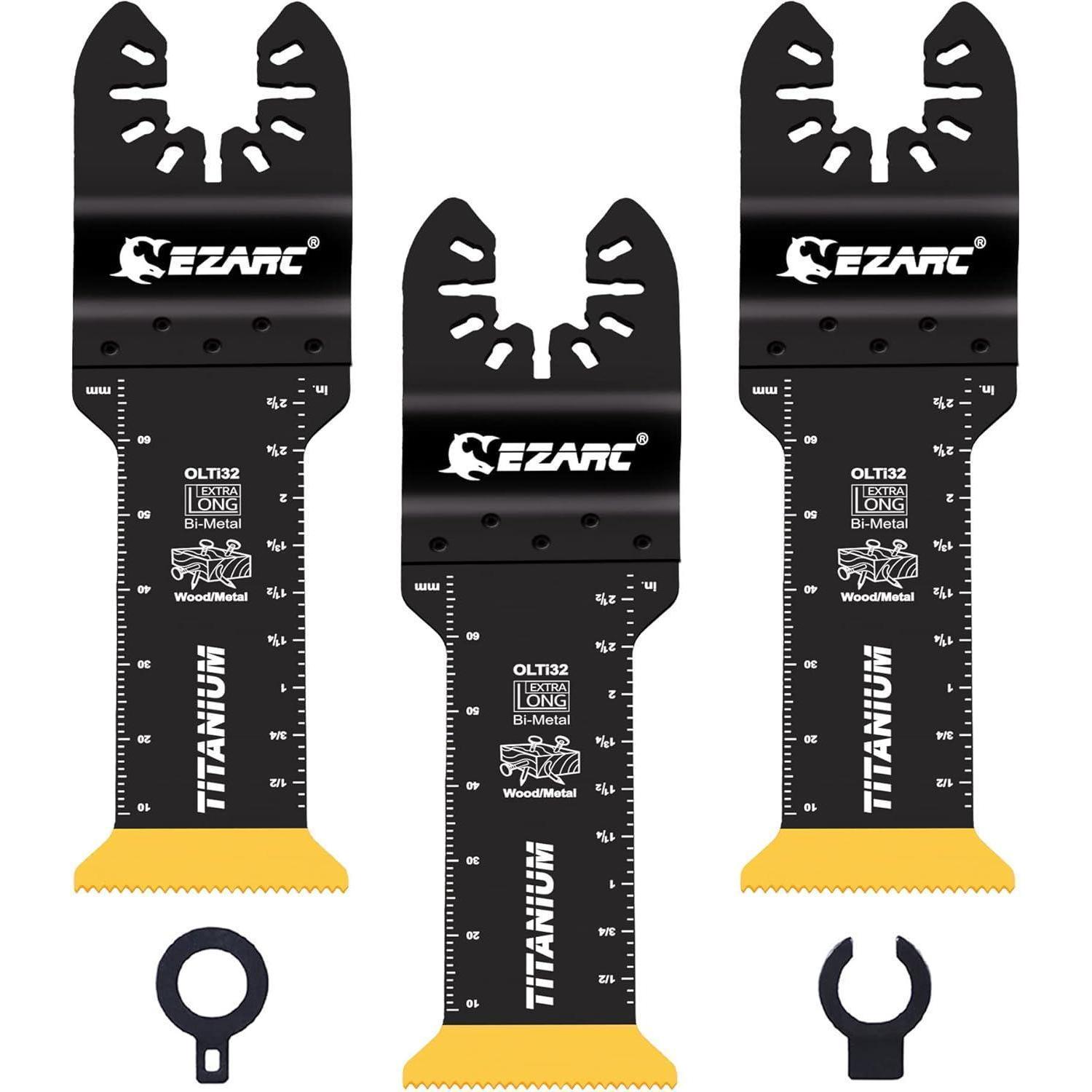 3tlg Oszillier Sägeblätter Titan Extra Lang Für Metall & Holznägel
