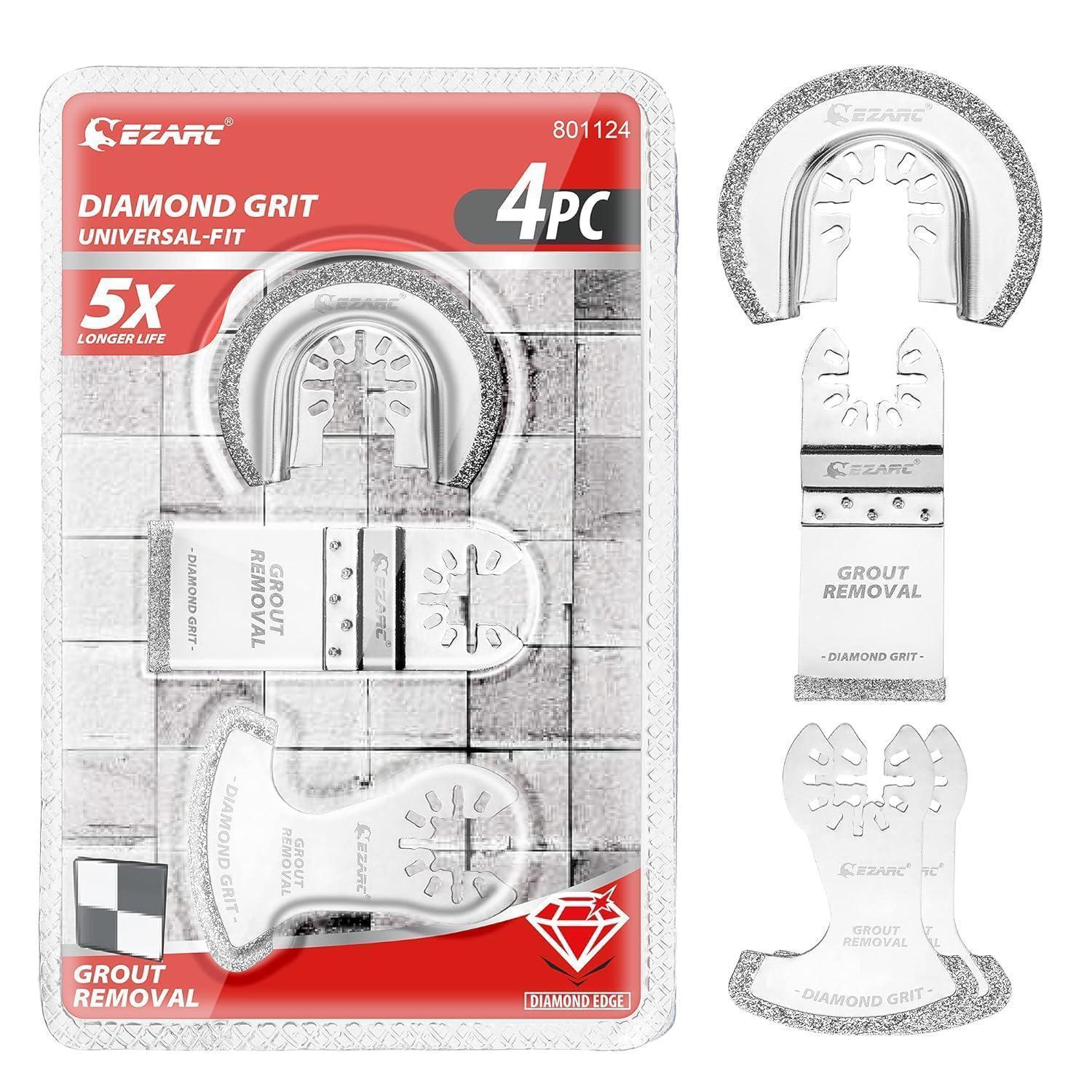 Diamant-sägeblätter Für Multitool, 4er-set, Fugenentfernung, Präzise Schnitte