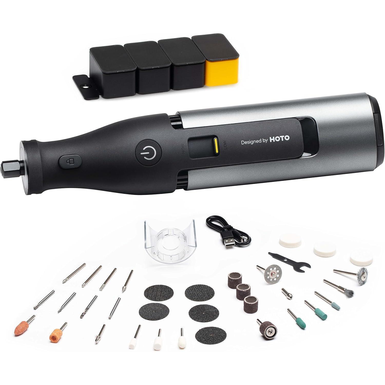 Multifunktionswerkzeug Set 12v Mit 37 Zubehörteilen, Stufenlose Drehzahlregelung Bis 35.000 U/min