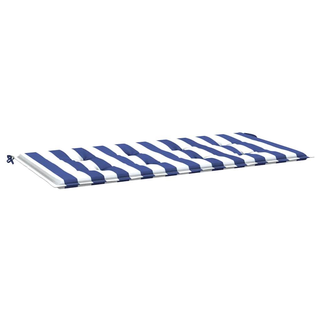 Maison Exclusive - Gartenbank-auflage Blau&weiß Gestreift 120x50x