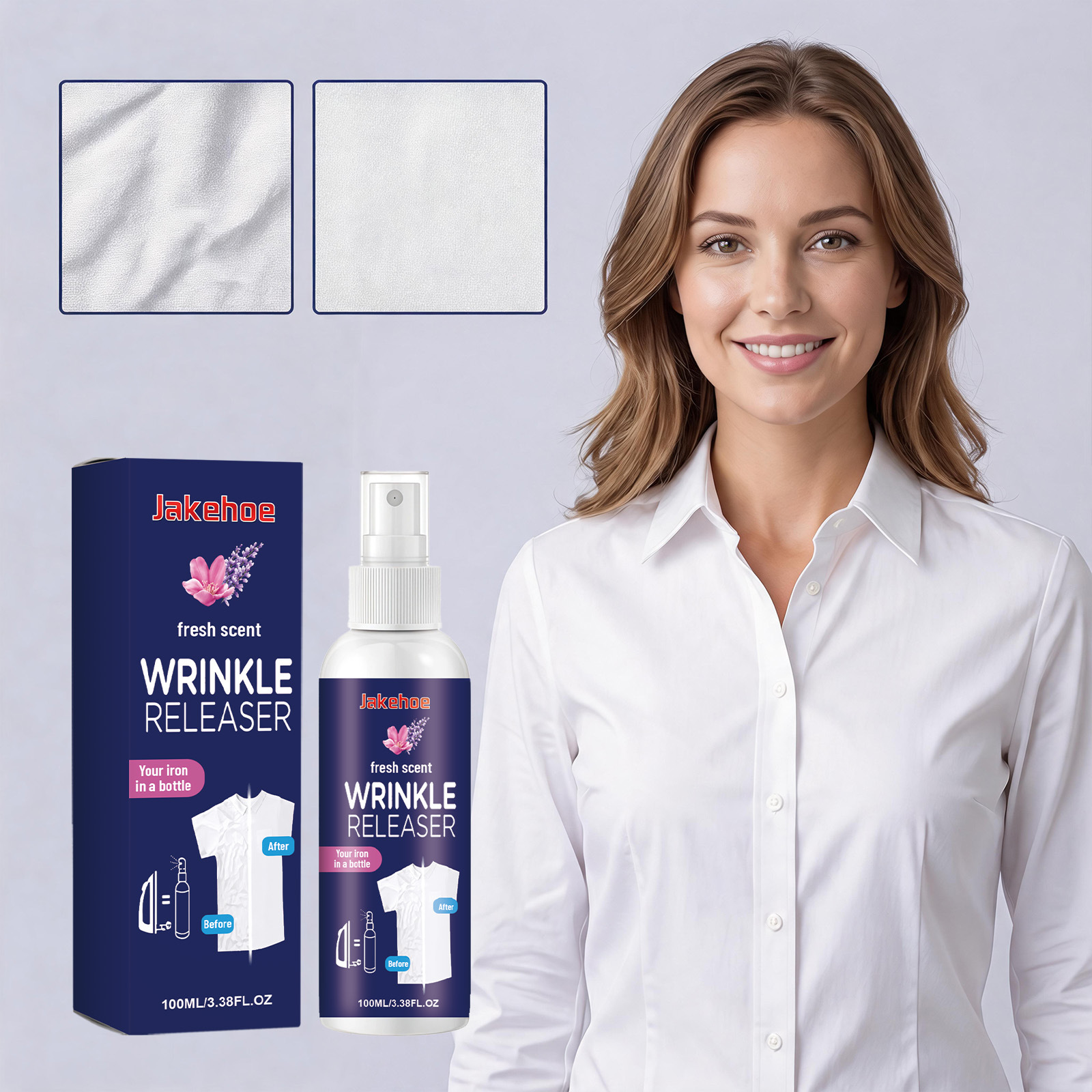 Anti-falten-spray Für Kleidung, Glättet Falten, Praktisch Für Den Täglichen Gebrauch, Handlich Und Einfach Anzuwenden – 100 Ml -- De