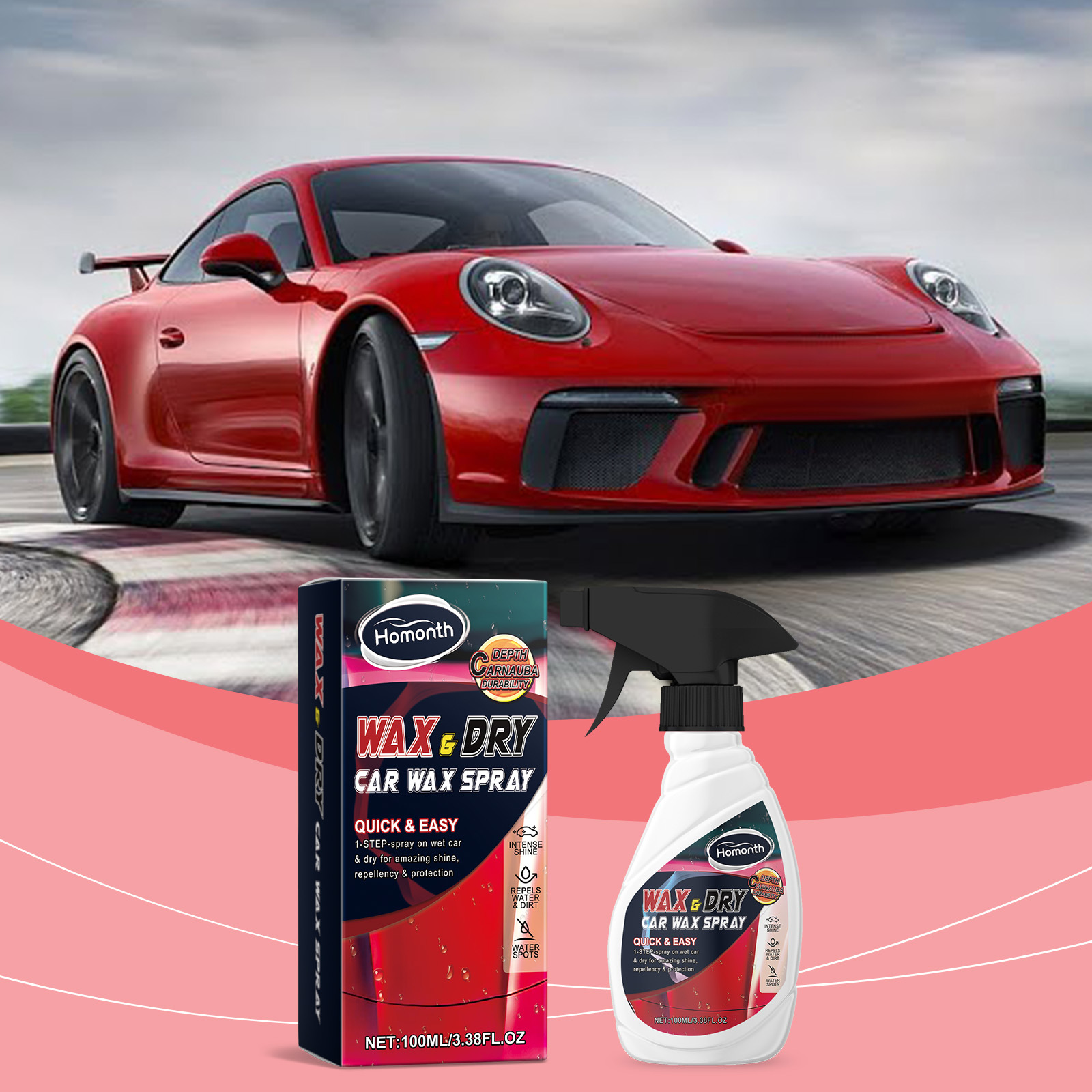 Autolackierspray, Lackversiegelung, Polieren, Pflege, Reinigung, Beschichtungsspray – 100 Ml -- De