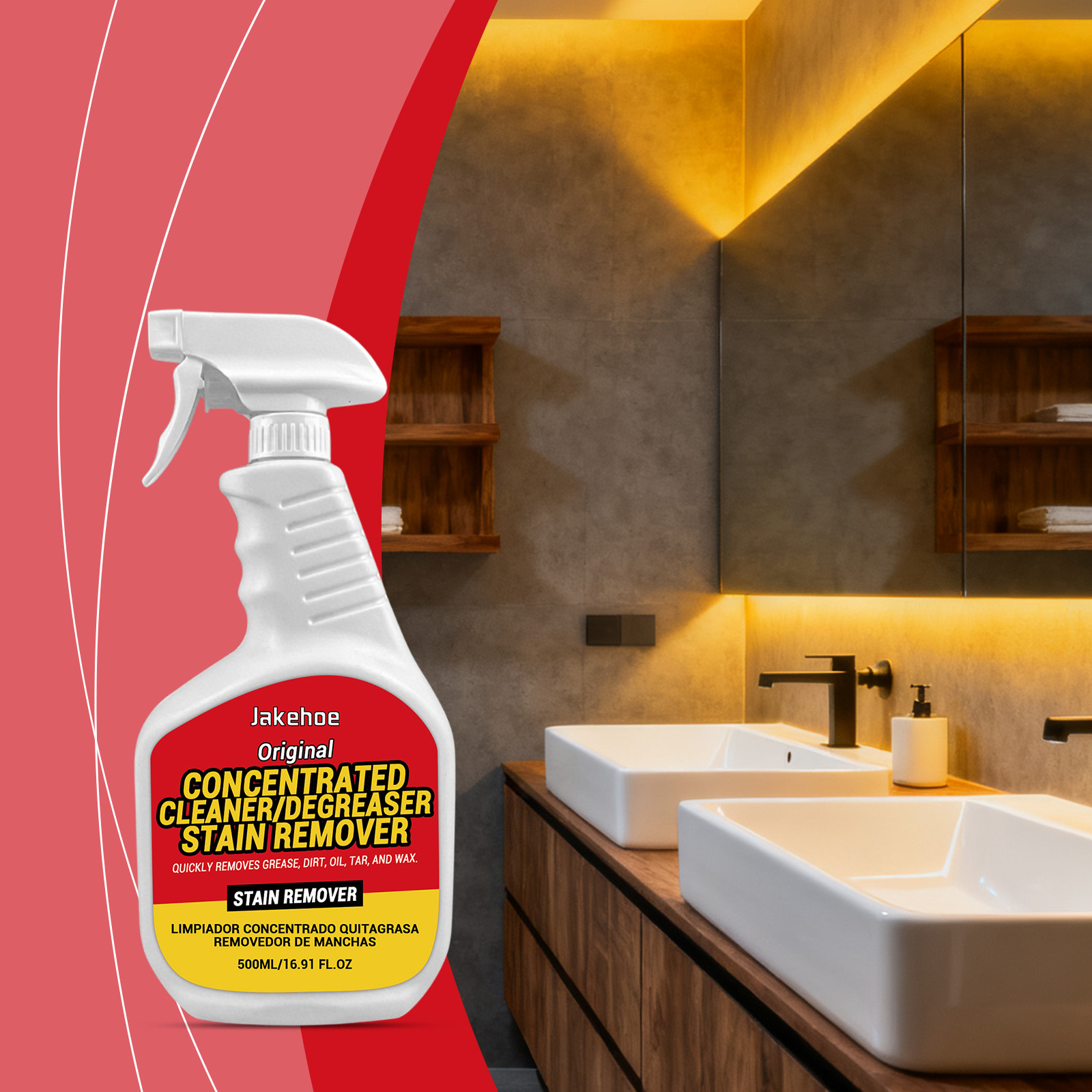 Haushaltsreiniger Für Küchenherde, Toiletten Und Glasoberflächen – 500 Ml -- De
