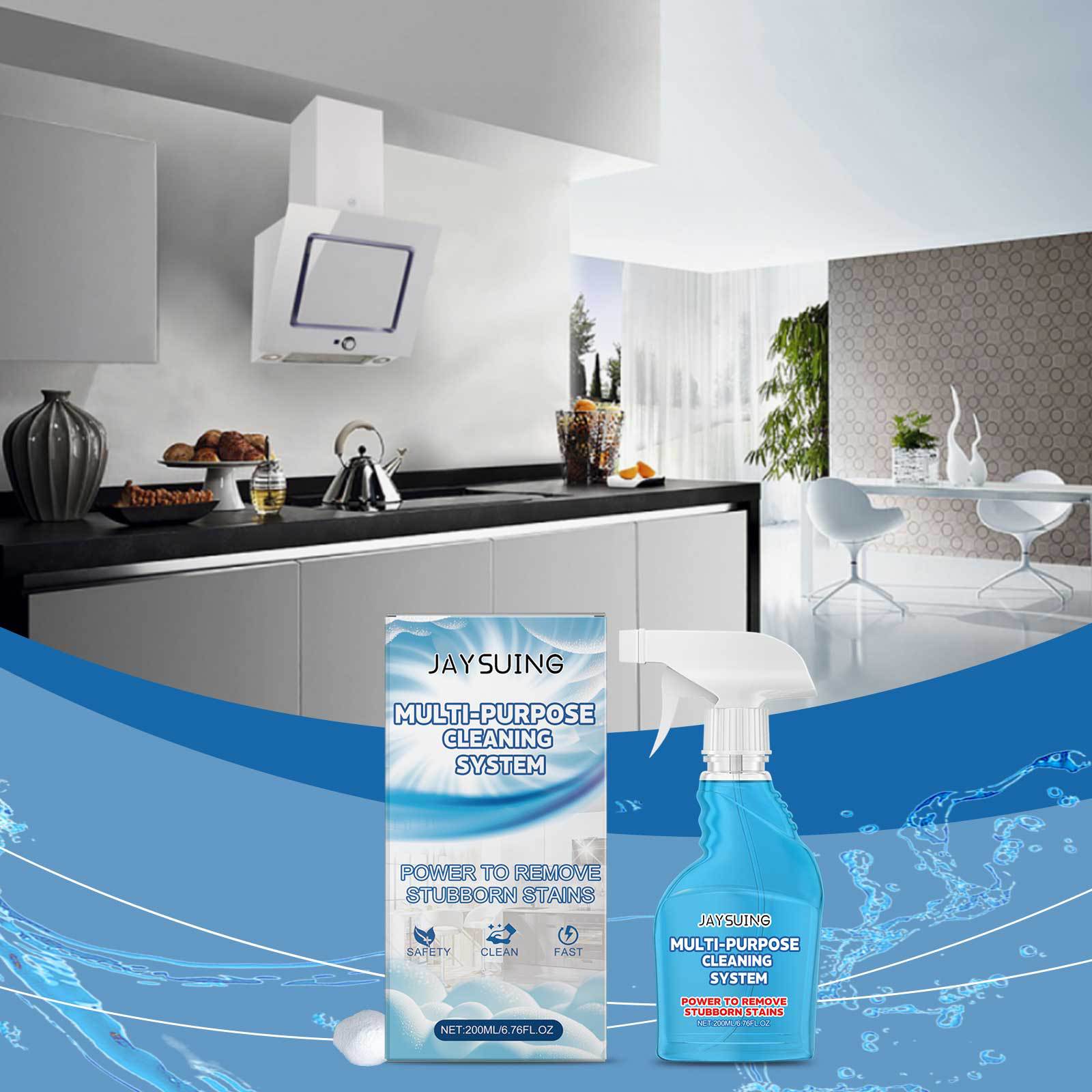 Küchenfettreiniger, Starker Haushaltsfettentferner, Schaumreiniger – 200 Ml -- De