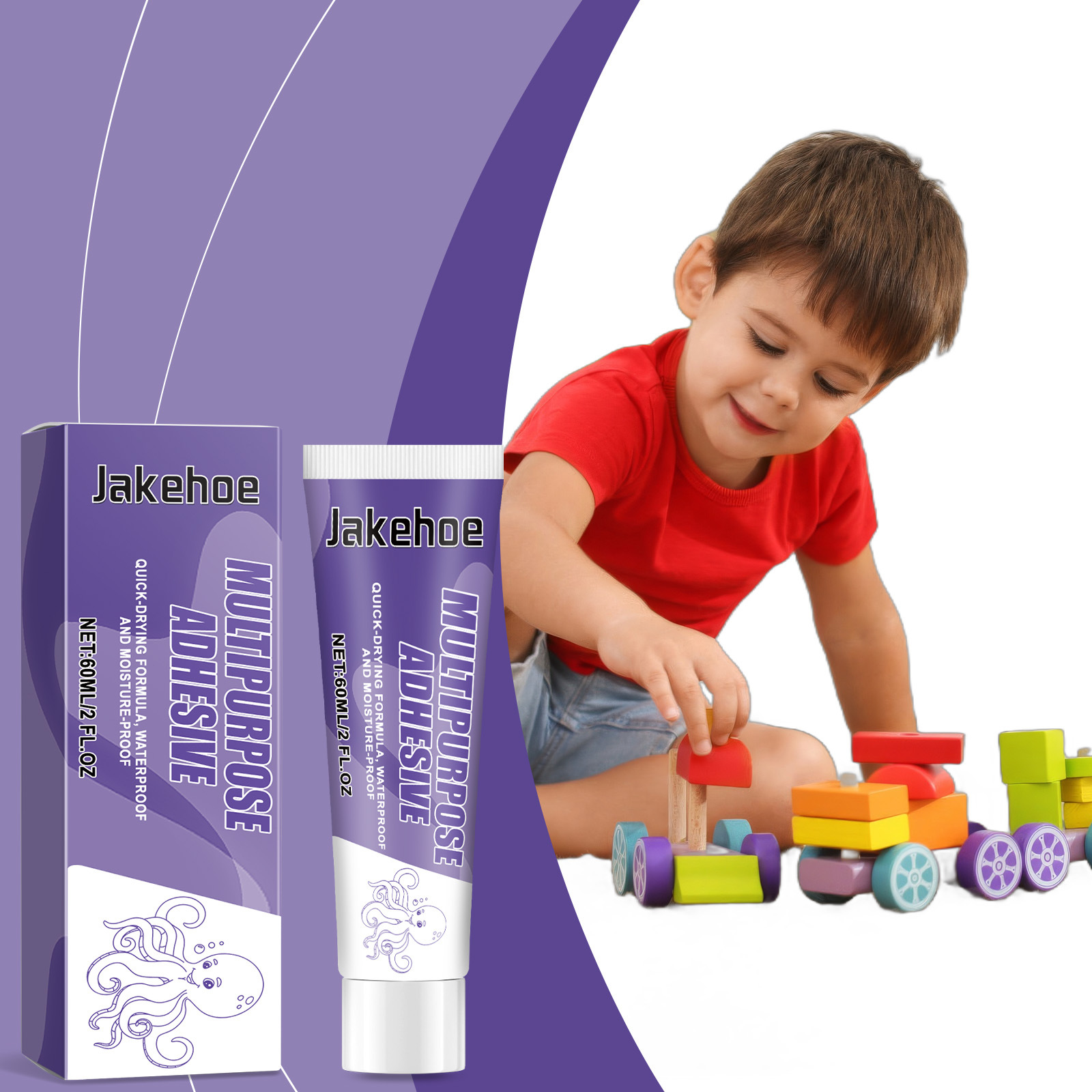 Mehrzweckkleber Zum Verkleben Von Holz, Metall, Keramik Und Kunststoffen Wasserfest Und Nagelfrei – 60 Ml -- De