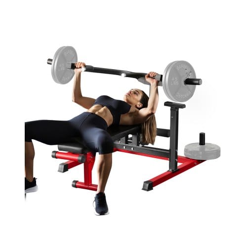 Vevor Brustpresse, 204 Kg Belastbares Bankdrückset, Verstellbare Flache Schrägbank Mit Unabhängigen Konvergierenden Armen, Obere Brust-ausrüstung, Heim-fitnessgerät Für Brust Bauchmuskeltraining