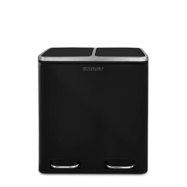 Karat - Mülleimer Felix 54L Schwarz 3 x 18 Liter (54 Liter)