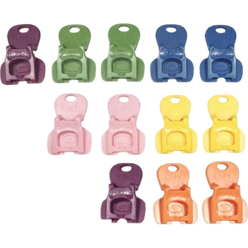 12 Stück Abridor Multifunción Para Cocina Plastico Multicolor