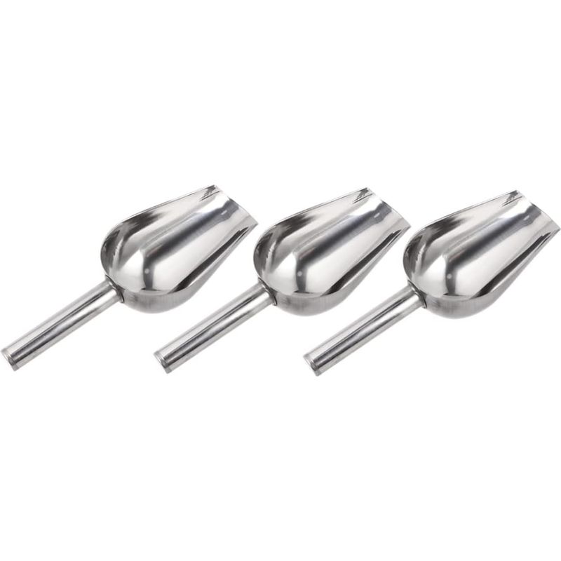 Alipis Set Mit 3 Edelstahl-eiskugelportionierern Mit Körnerlöffel