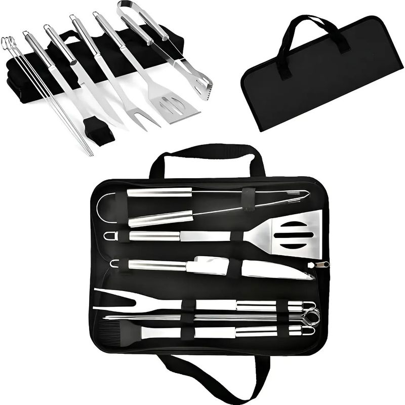 Grillgeschirr-set Aus Edelstahl