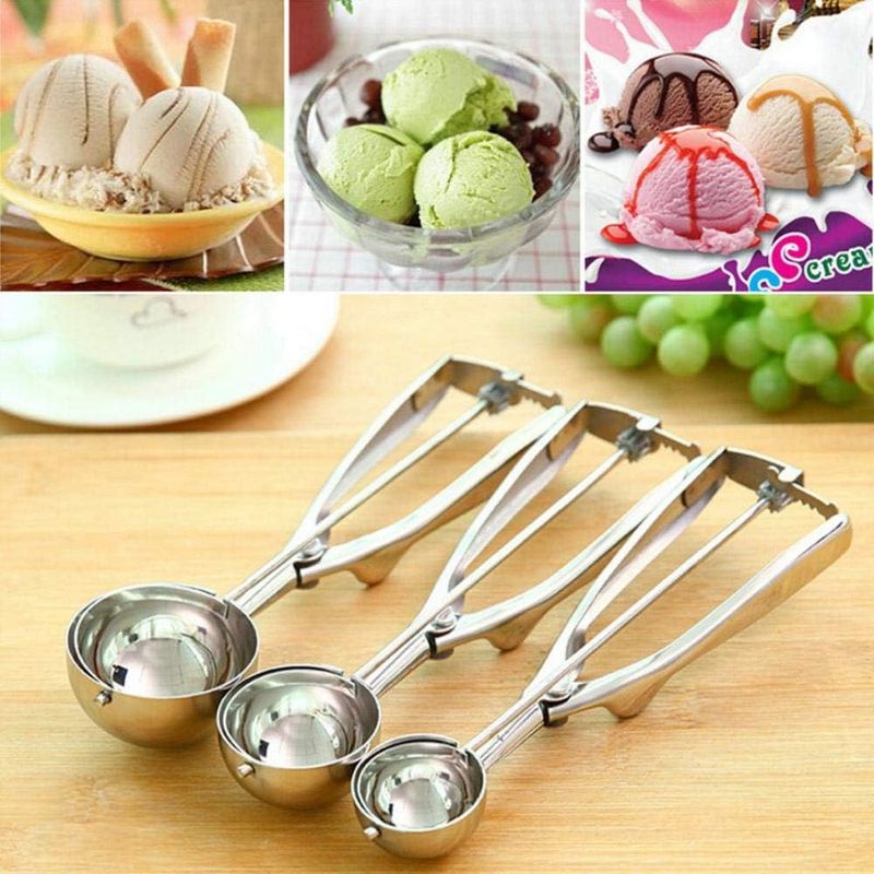 4 Cm 5 6 Küchen-eiscreme-kartoffelpüree-stahllöffel