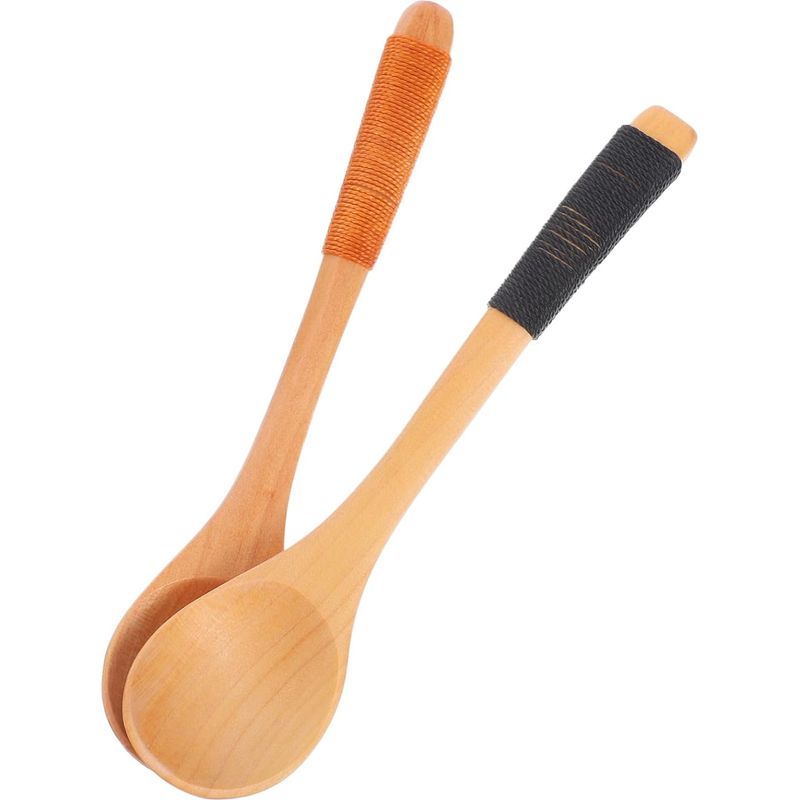 Valiclud Set Mit 2 Natürlichen Eiscremelöffeln Aus Holz