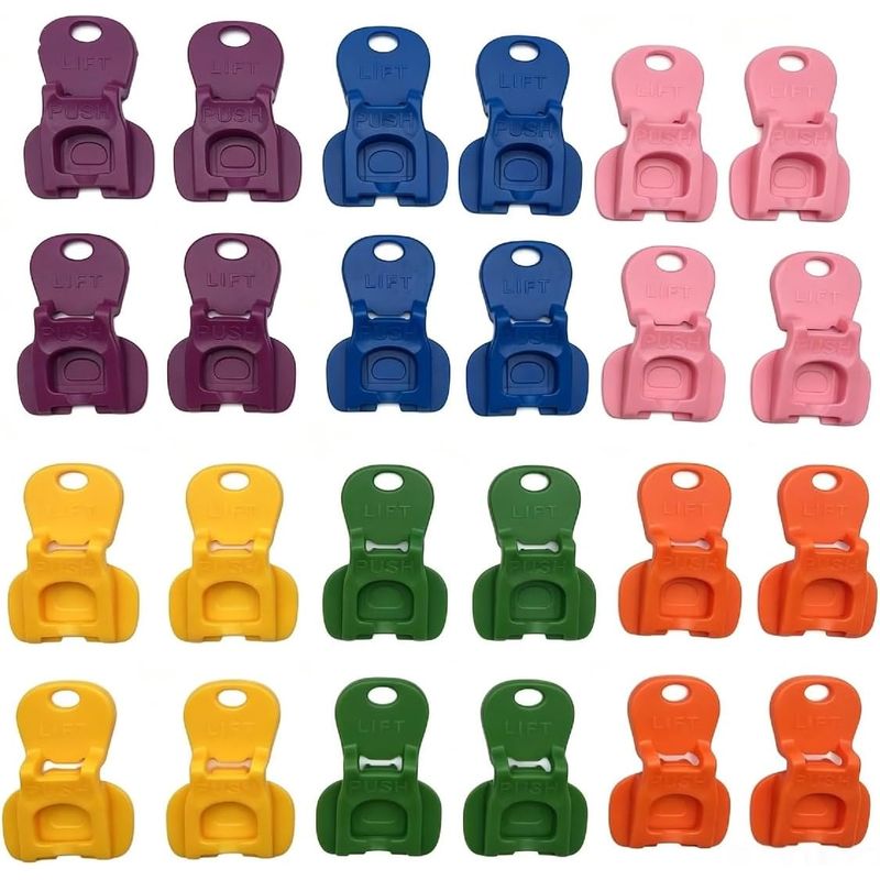 24-teiliges Set Manueller Dosenöffner Aus Kunststoff Für Camping Und Reisen