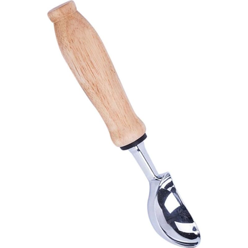 Eiskugeln Aus Edelstahl Mit Holzgriffen
