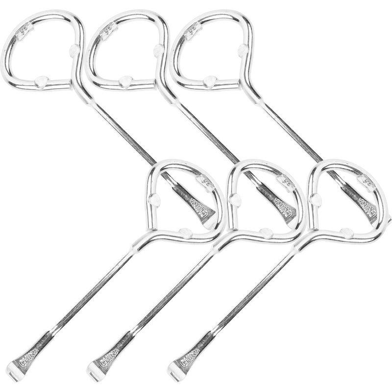 6-teiliges Manuelles Dosenöffner-set, Robuster Stahl, Ergonomisches Design