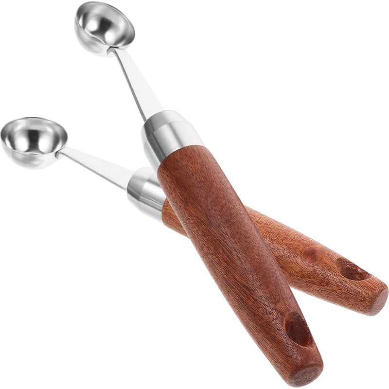 2-teiliges Ergonomisches Eisportionierer-set Aus Edelstahl