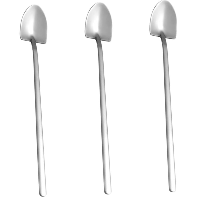 Eiscremelöffel Mit Langen Edelstahlgriffen, 3er-set