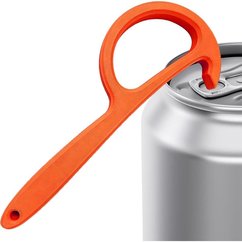 Dosenöffner Mit Lasche, Ergonomischem Griff Und Öffnungsmechanismus