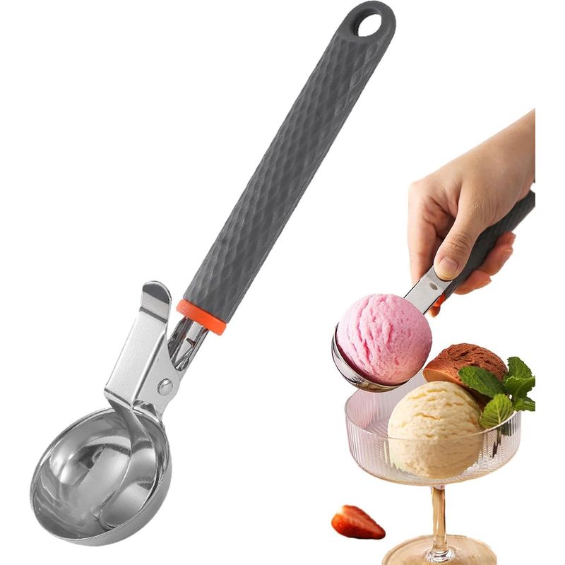 Eiskugelportionierer Aus Edelstahl, Robustes Dessertwerkzeug Für