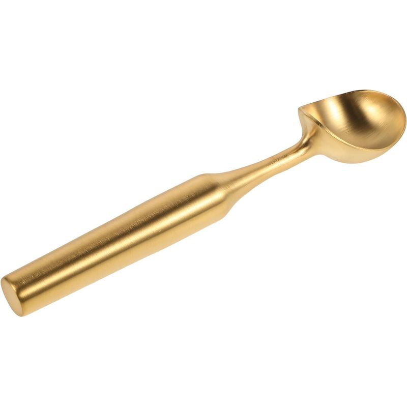 Eiskugelportionierer Aus Goldenem Edelstahl