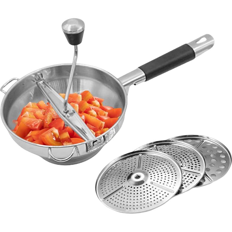 Kartoffelstampfer Aus Edelstahl, Fleischwolf