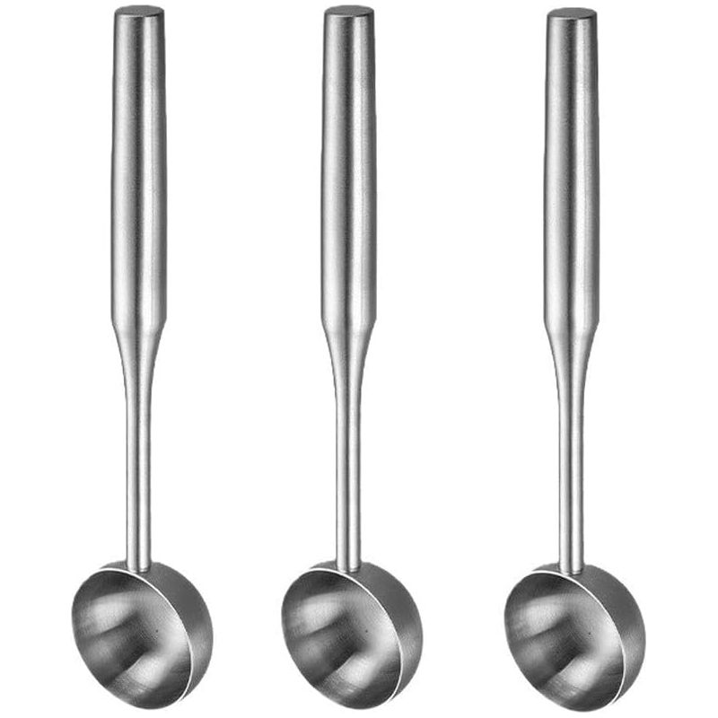 Set Mit 3 Professionellen Eiskugelportionierern Aus Dickem Edelstahl