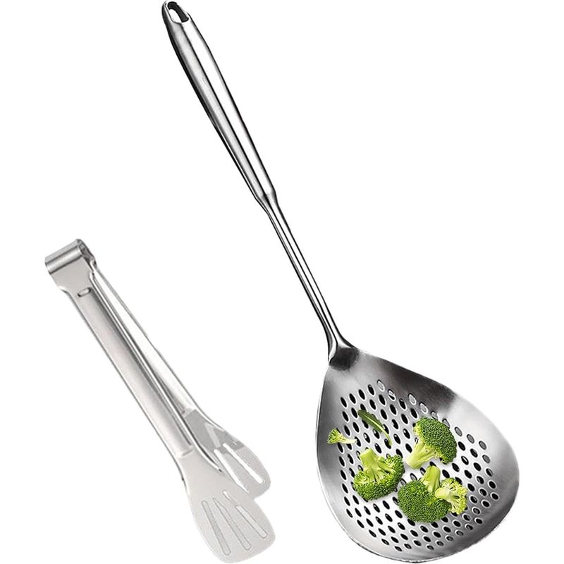 Schaumlöffel Aus Edelstahl, Küchensieb, Bis