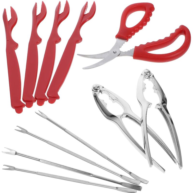 Krabben-essbesteck-set, Meeresfrüchte-picker, Metallbesteck-set Mit