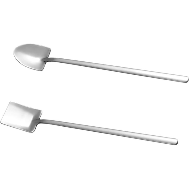 Clispeed Edelstahl-eiskugeln, 2-teiliges Set, Langer Griff