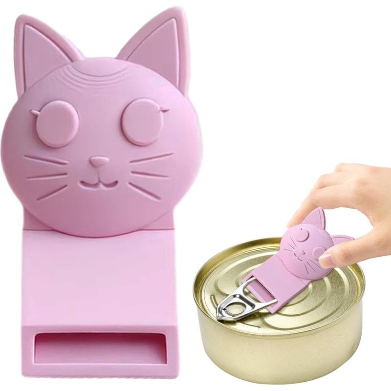 3d-gedruckter, Katzenförmiger Dosenöffner Mit Deckel