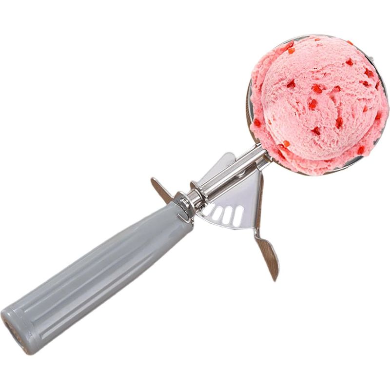 Ergonomischer Eisportionierer, Edelstahlgriff